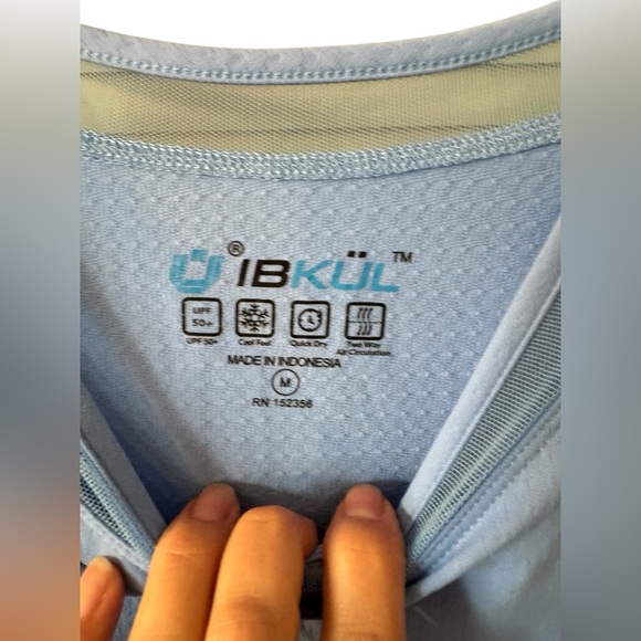 IBKÜL Womens Long Sleeve Set of 2 Pink and Blue Cooling Shirt UPF 50+ - Picture 6 of 16